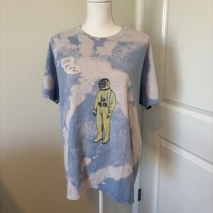 Travis Scott Astroworld Wish You Were Here Tour Tie Dye T-Shirt Blue Mens Medium